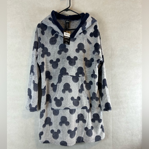 Disney Pajama launcher Sherpa pull over size Medium Hoodie NWT cozy&warm - Picture 2 of 9